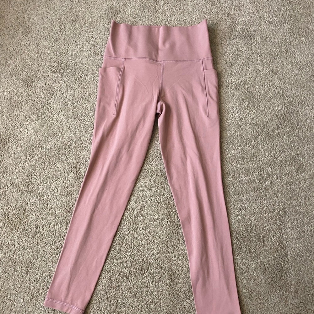Athleta XS Pink High-Waist Active Leggings